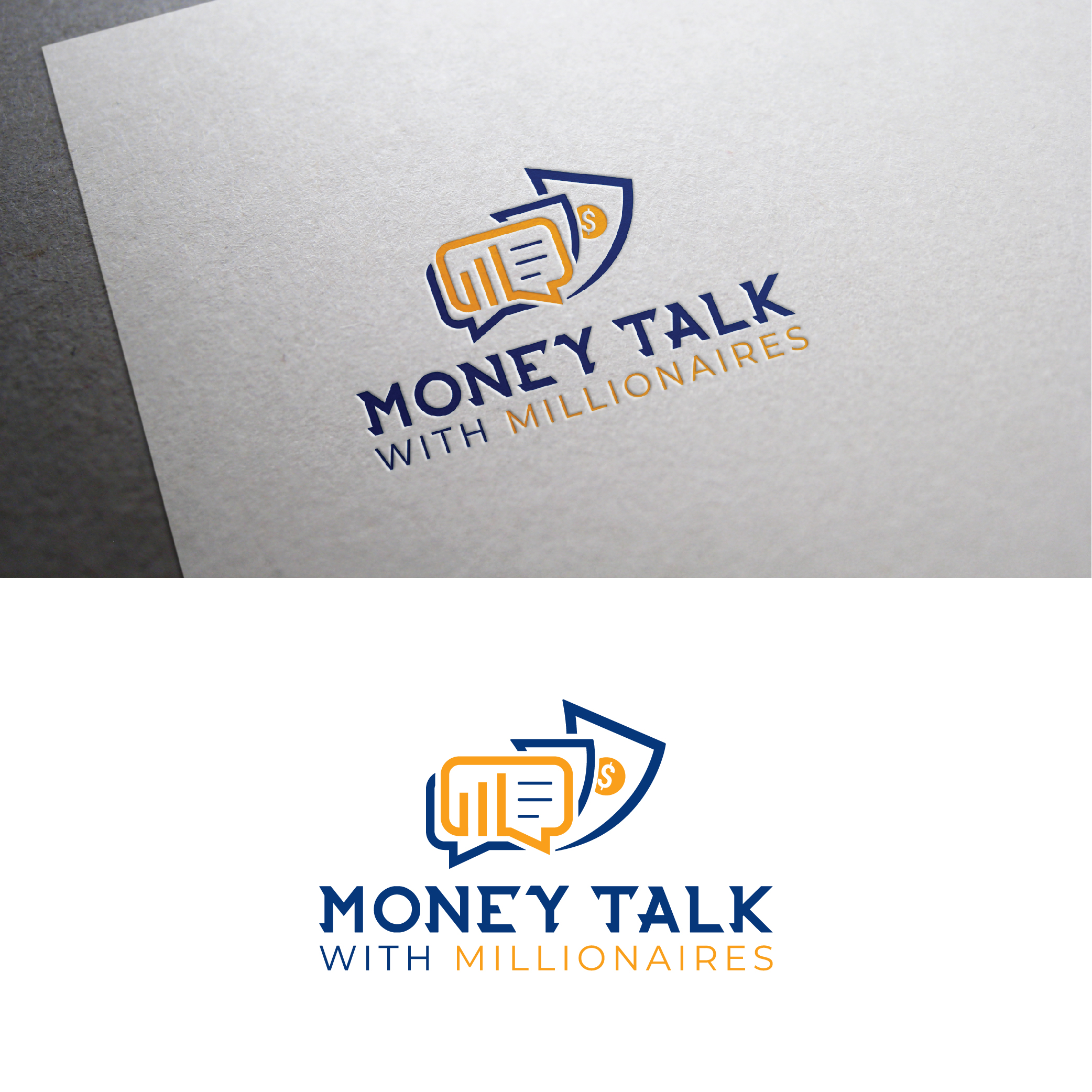 Logo Design by creativemood438 for Money Talk with Millionaires | Design #32897017