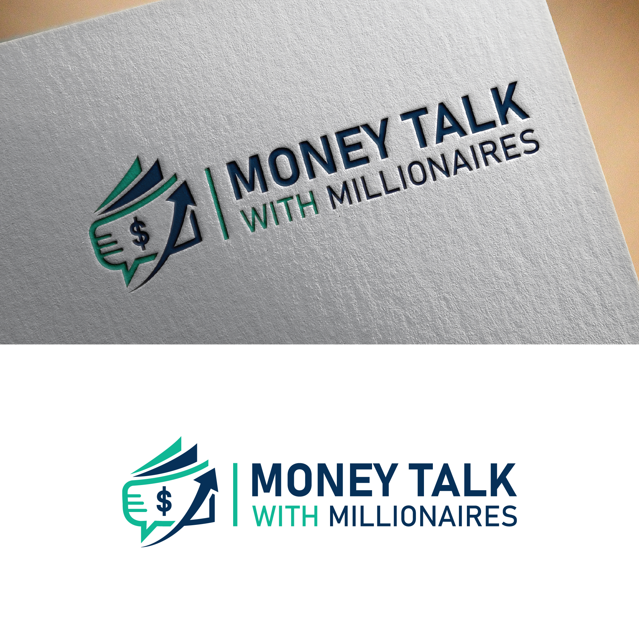 Logo Design by creativemood438 for Money Talk with Millionaires | Design #32897027
