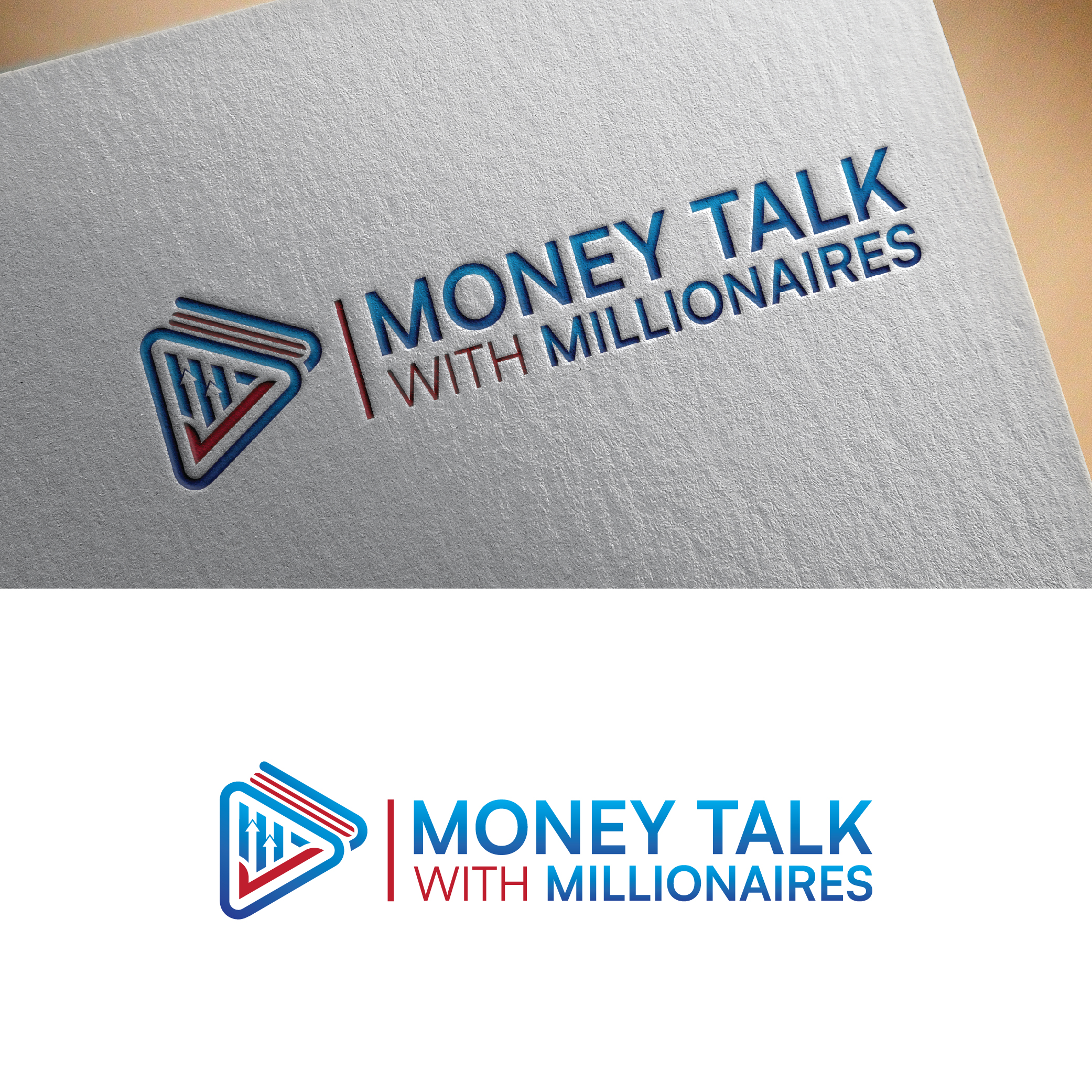 Logo Design by creativemood438 for Money Talk with Millionaires | Design #32897028