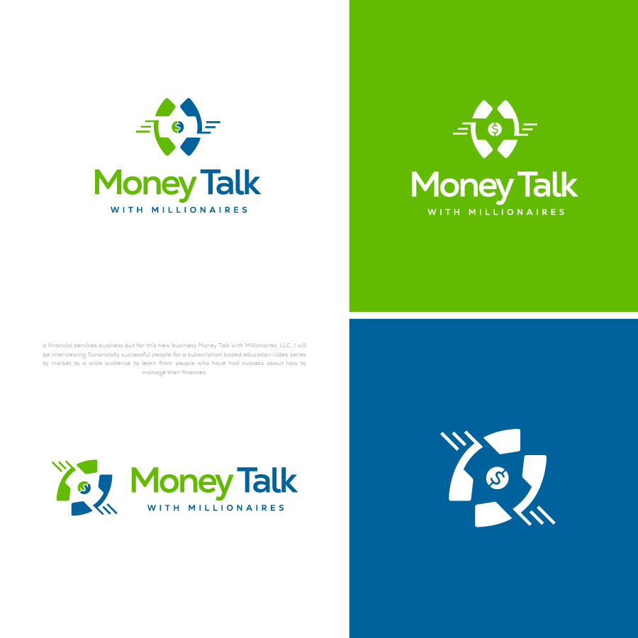 Logo Design by b4usonai for Money Talk with Millionaires | Design #32876612