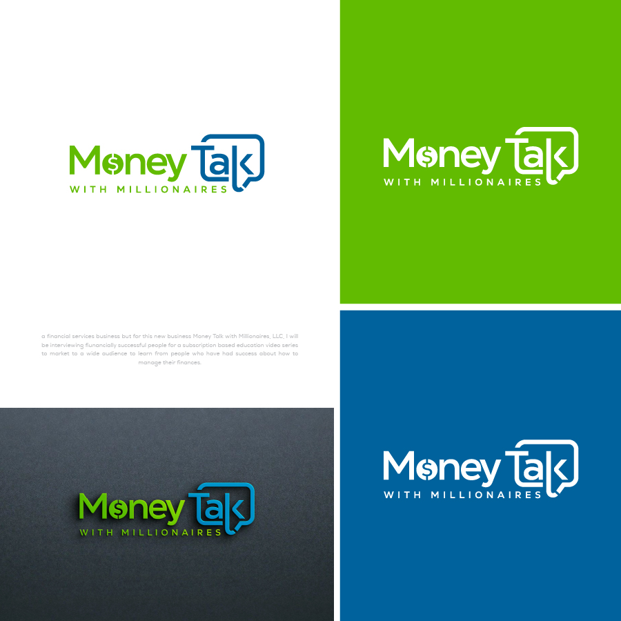 Logo Design by b4usonai for Money Talk with Millionaires | Design #32876747