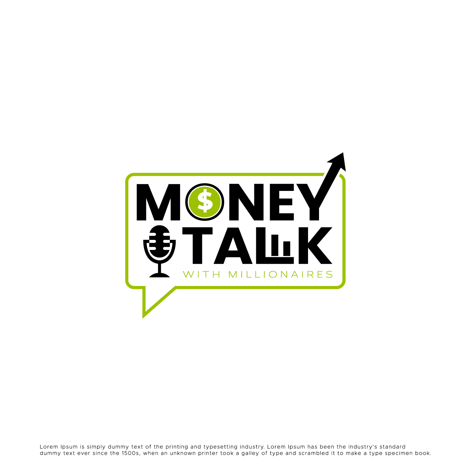 Diseño de Logo por Potatow para Money Talk with Millionaires | Diseño #32903899