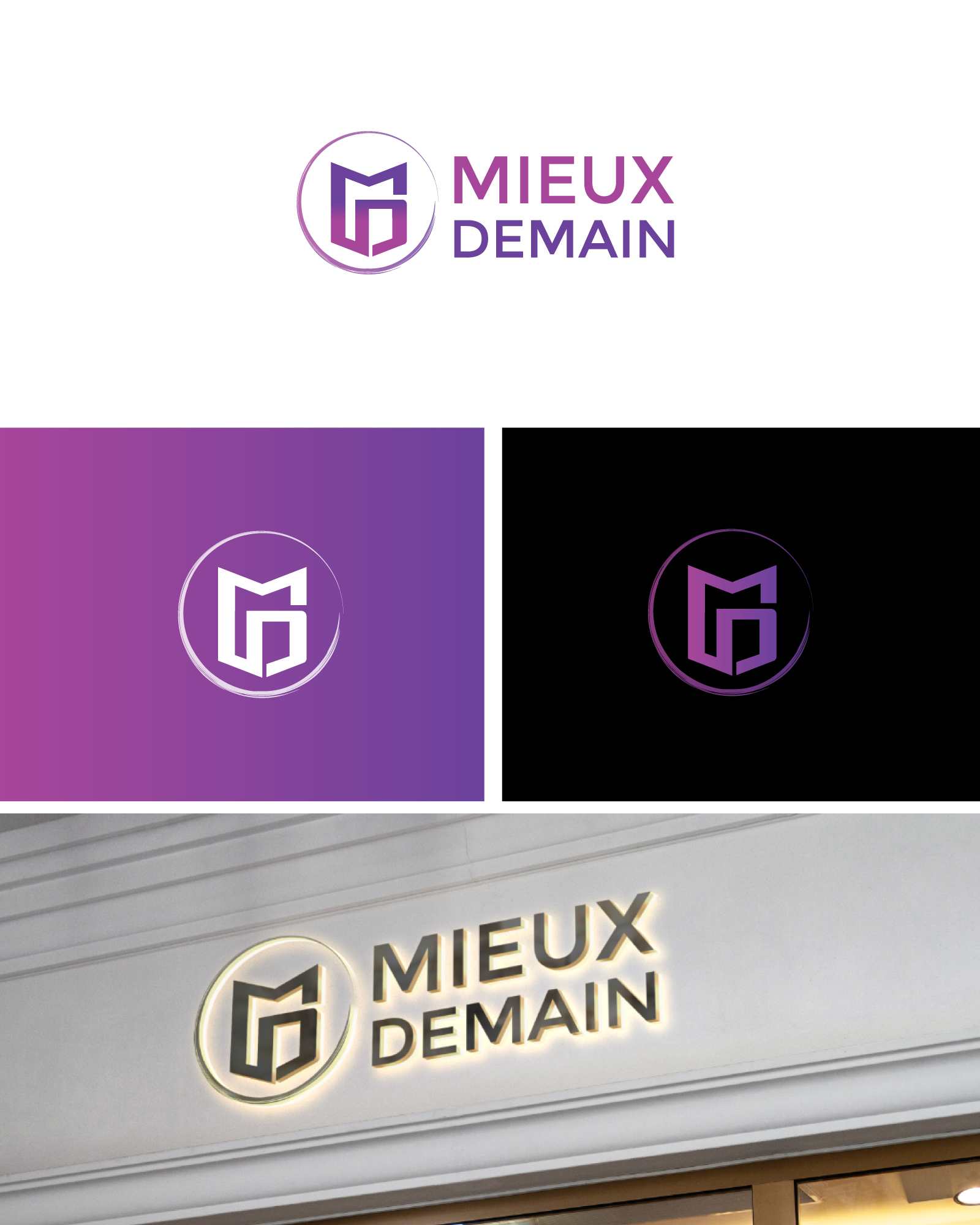 Logo Design by Farhad Kreative for Mieux Demain | Design #32863063