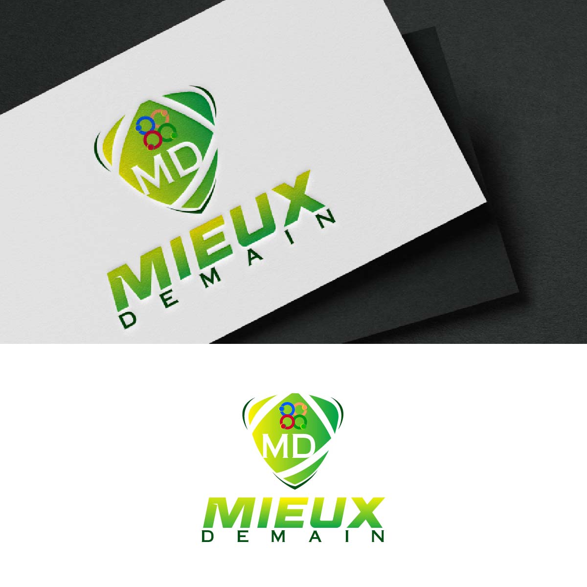 Logo Design by fly  design for Mieux Demain | Design #32864817