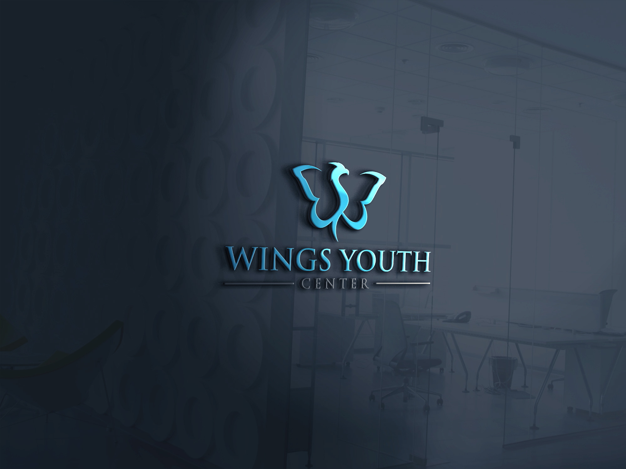 Diseño de Logo por LogoEon para WINGS THERAPY CENTER | Diseño #32862297