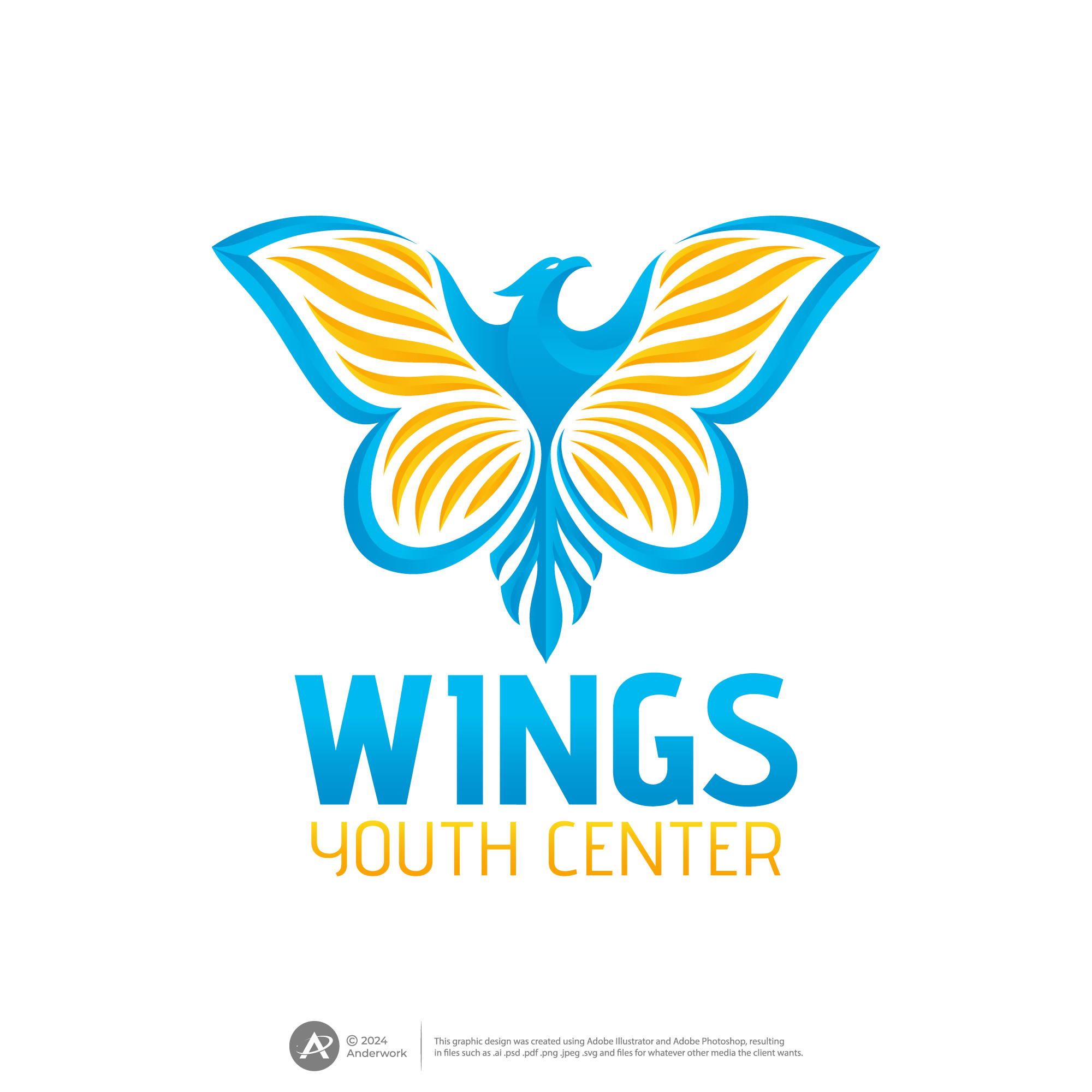 Logo Design by Anderwork for WINGS THERAPY CENTER | Design #32908091