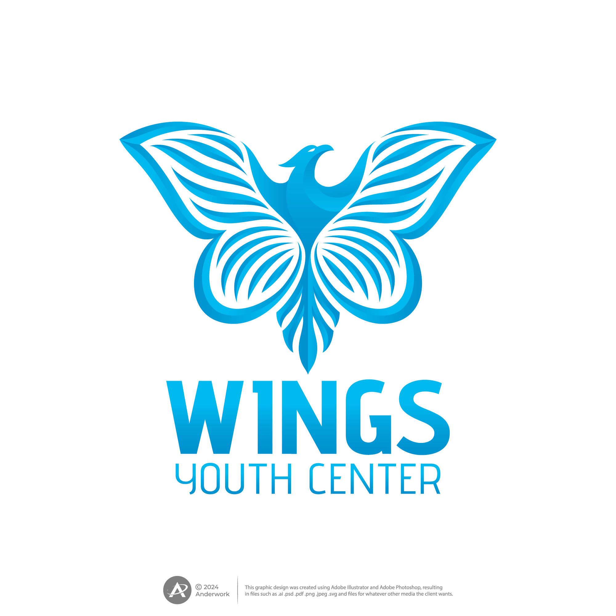 Logo Design by Anderwork for WINGS THERAPY CENTER | Design #32908092