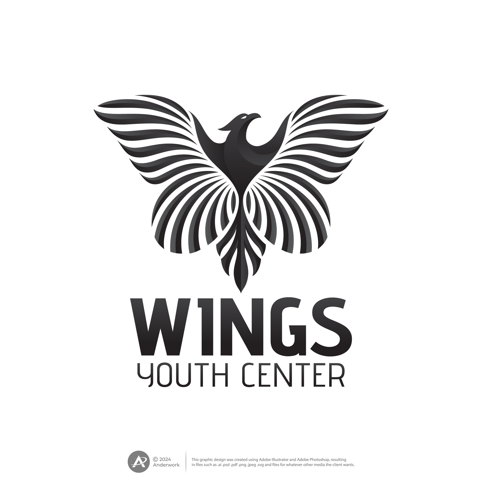 Diseño de Logo por Anderwork para WINGS THERAPY CENTER | Diseño #32908096