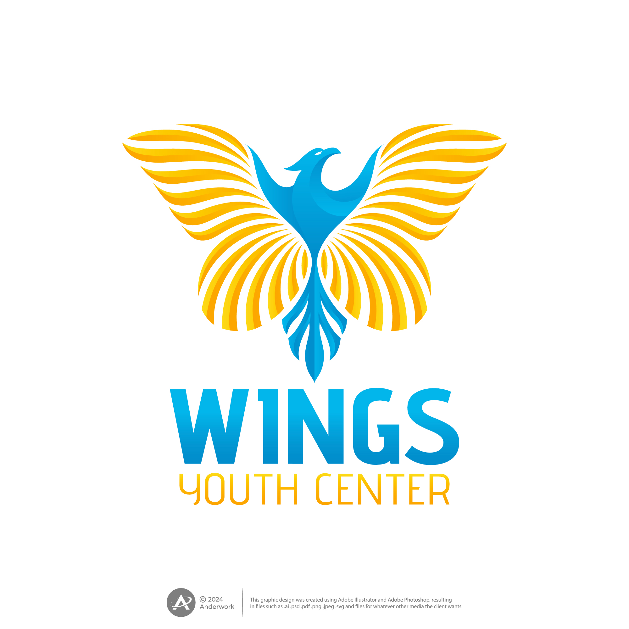 Diseño de Logo por Anderwork para WINGS THERAPY CENTER | Diseño #32908098