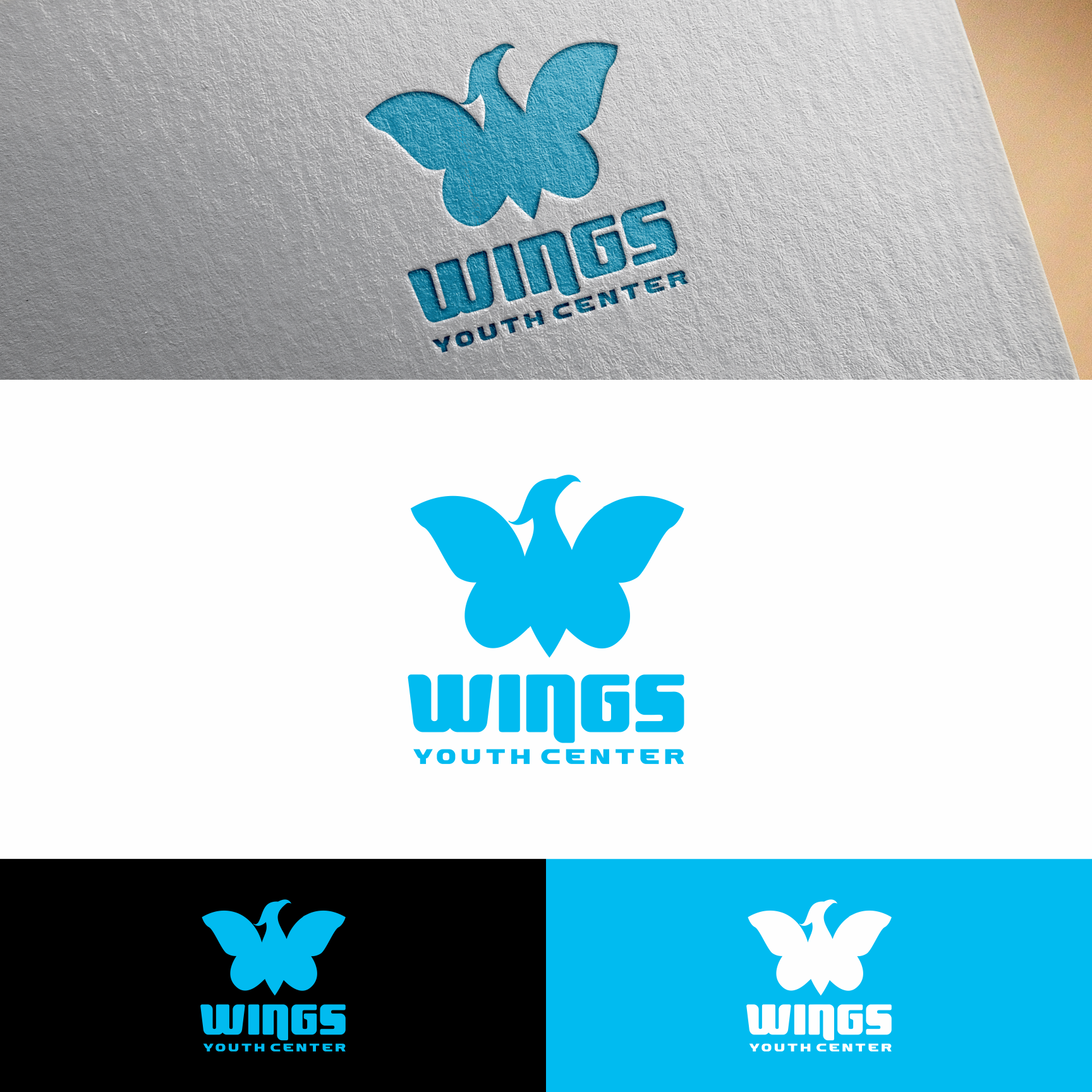 Logo Design by 1 b l e s s i n g for WINGS THERAPY CENTER | Design #32903570
