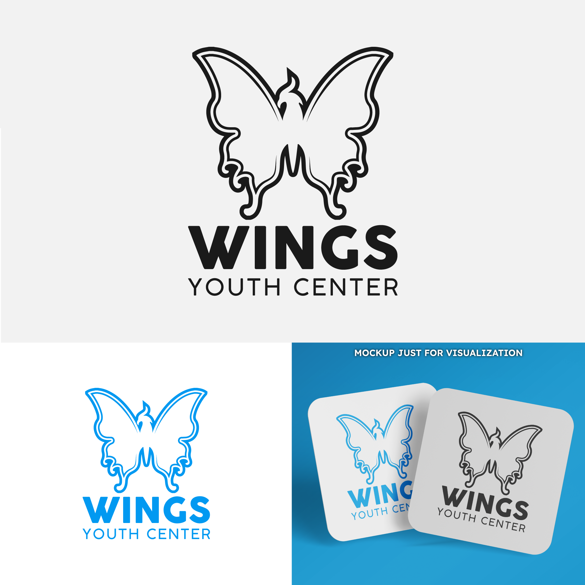 Diseño de Logo por Di3goAngelo para WINGS THERAPY CENTER | Diseño #32864551