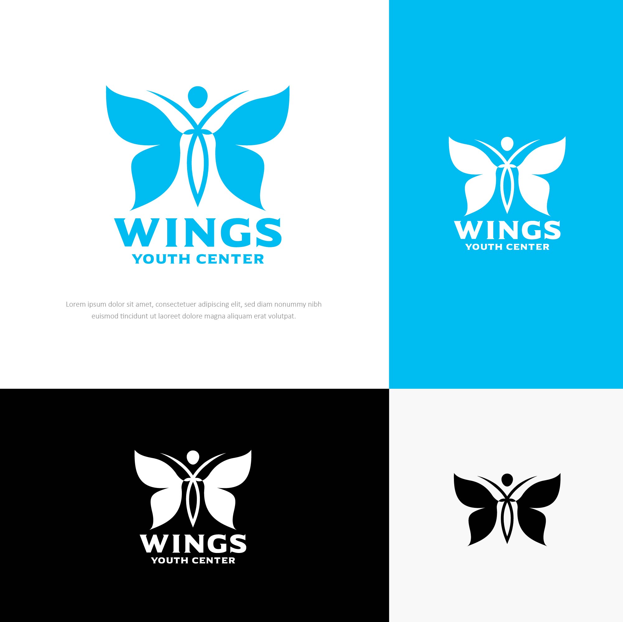 Logo Design by Transformed Design Inc. for WINGS THERAPY CENTER | Design #32879038