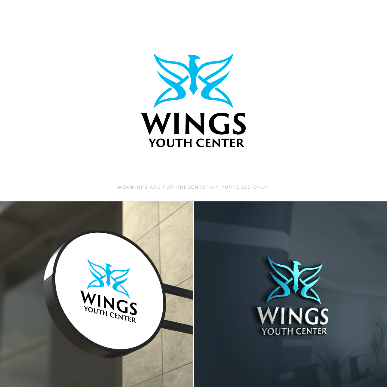 Logo-Design von The Lion Studios für WINGS THERAPY CENTER | Design #32865635