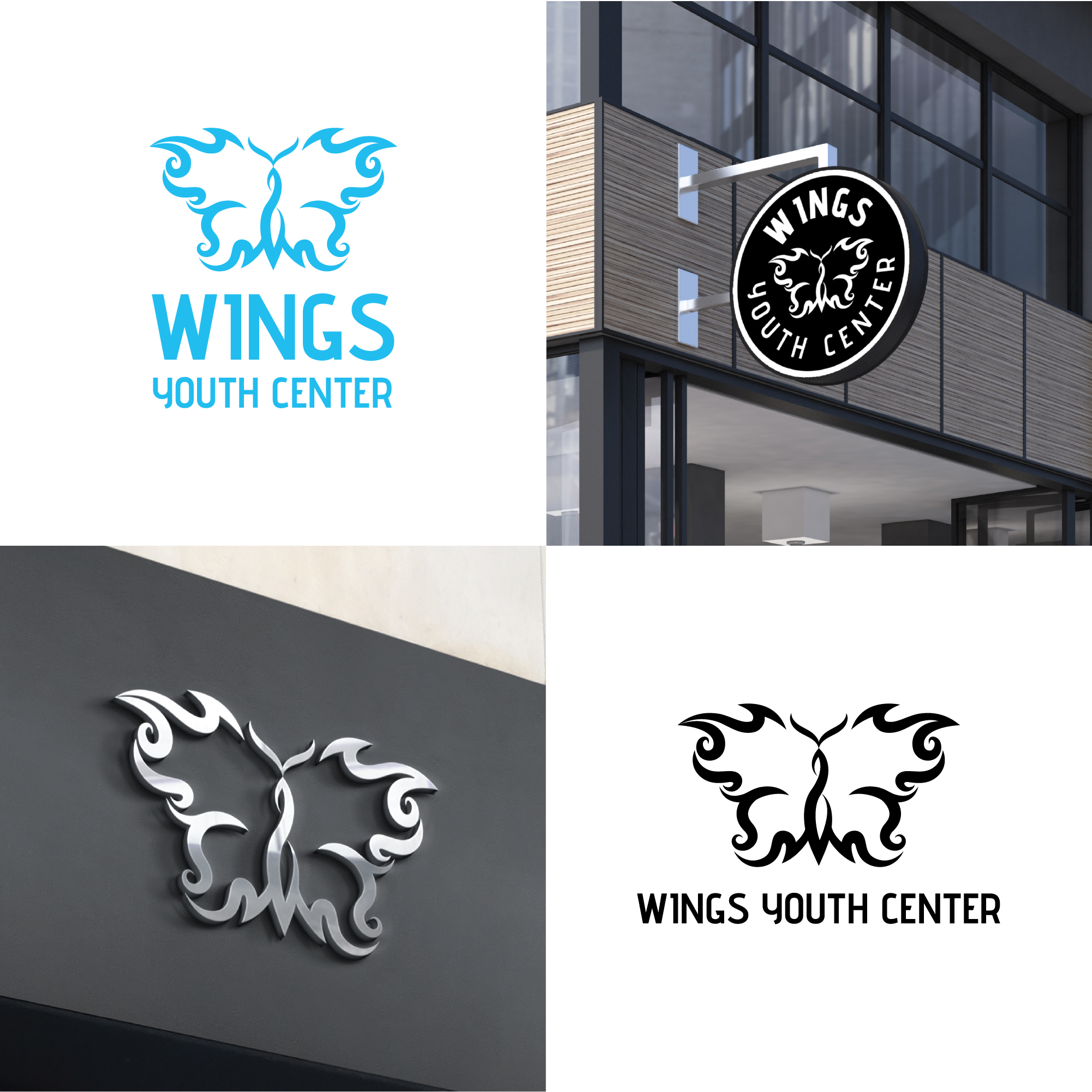 Logo Design by dicubit for WINGS THERAPY CENTER | Design #32936255