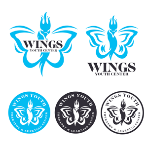 Logo Design by PsyPen for WINGS THERAPY CENTER | Design: #32904783