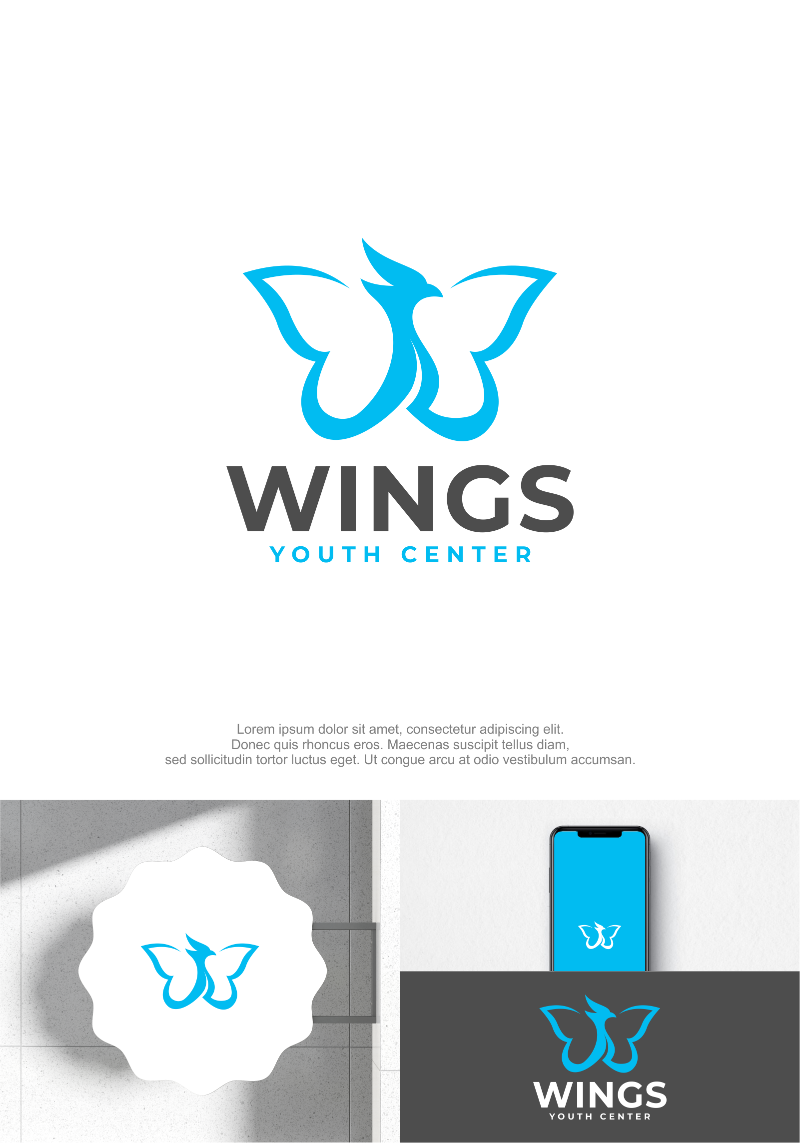 Logo Design by M.Syaiful Huda for WINGS THERAPY CENTER | Design #32858959