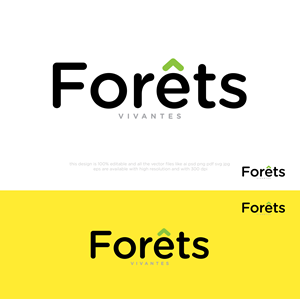 Logo Design by threelokah for Forêts Vivantes | Design: #32896137