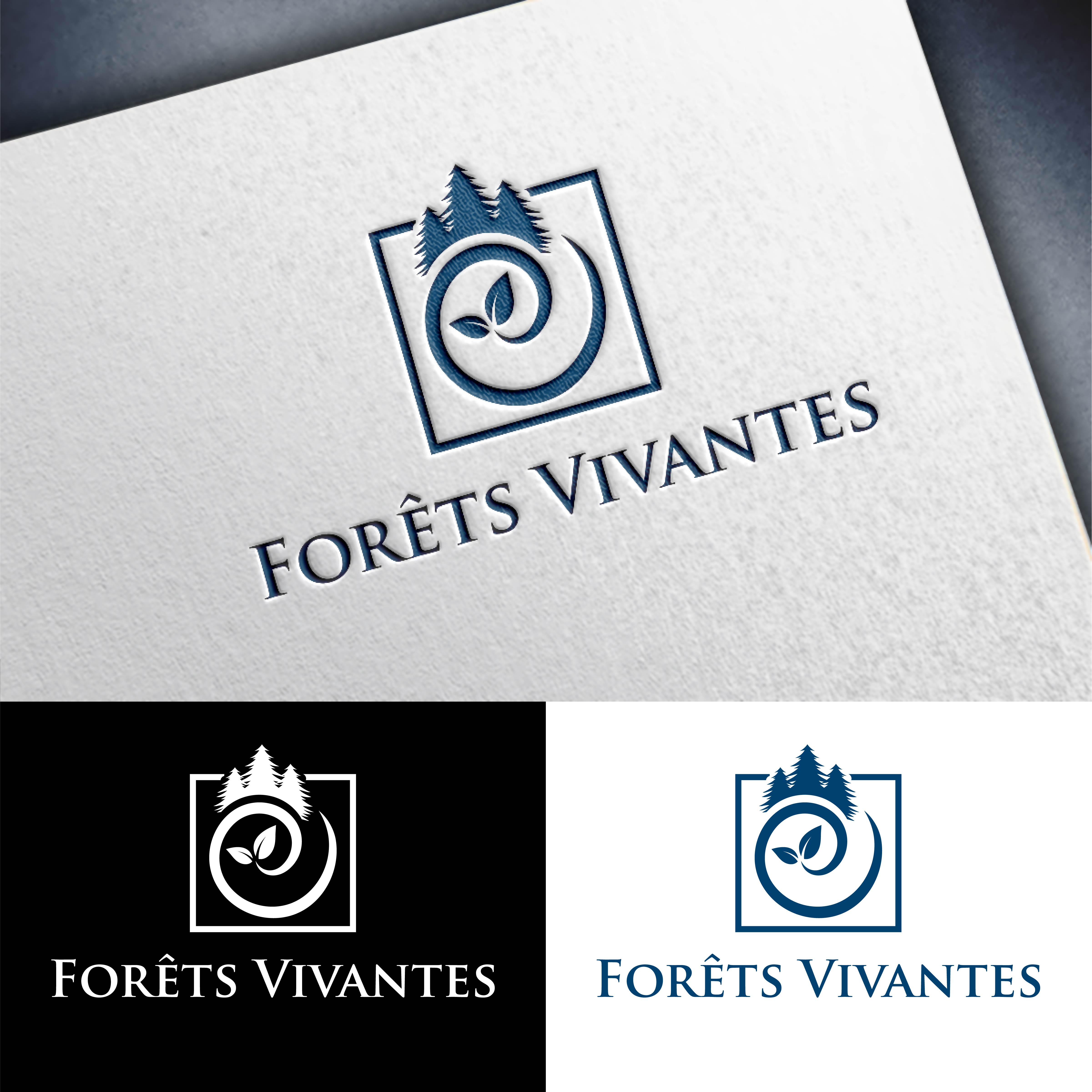 Logo Design by John Mark Arts for Forêts Vivantes | Design #32859512