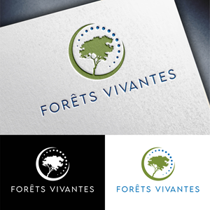 Logo Design by John Mark Arts for Forêts Vivantes | Design: #32871215