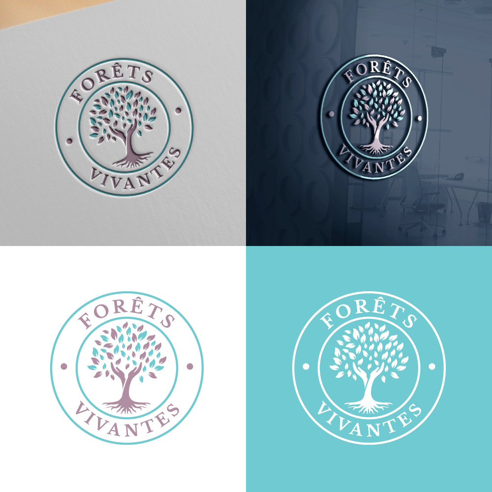 Logo-Design von Znuj Esilas für Forêts Vivantes | Design #32861851