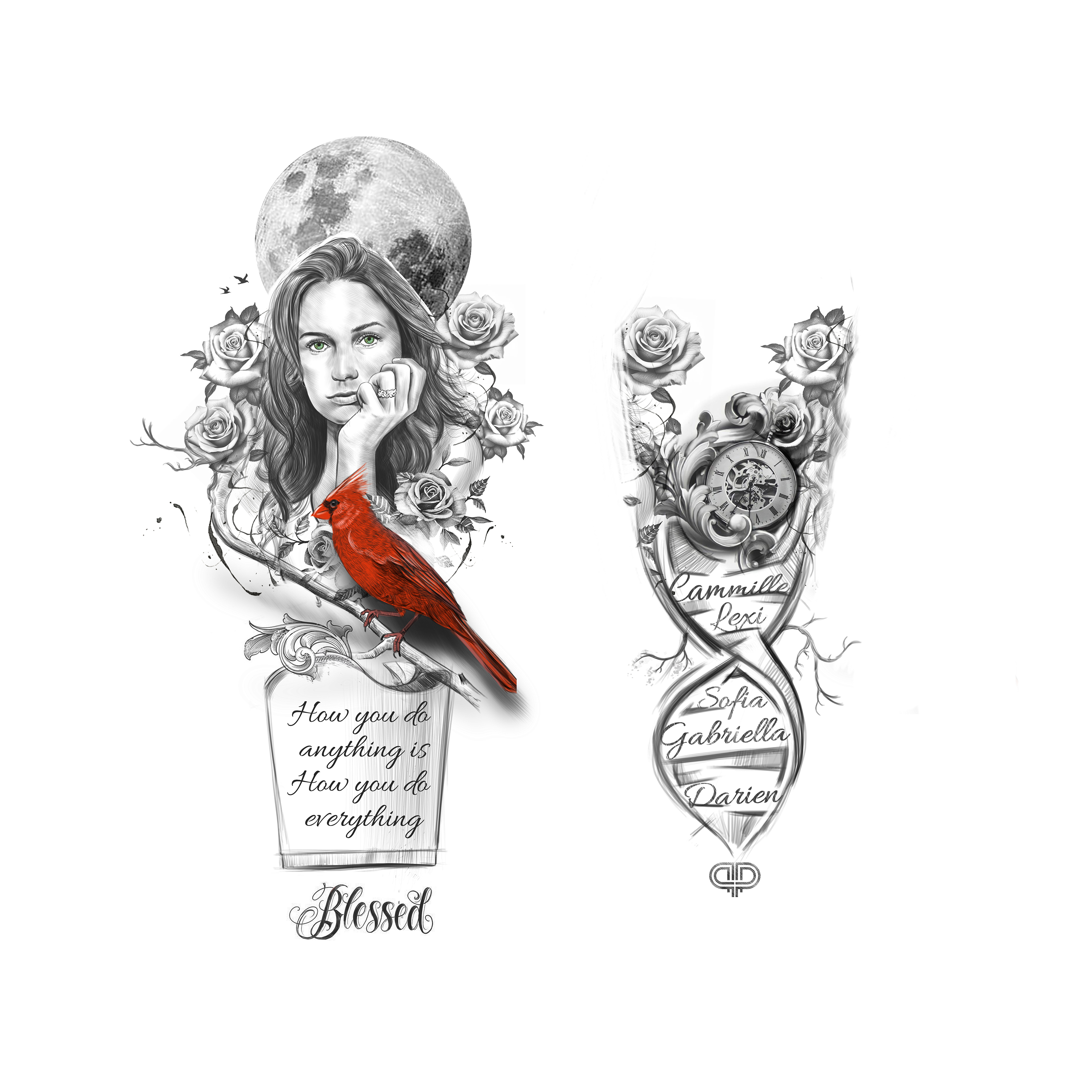 Tattoo Design by Soumen Sinha for Paradigm Pallet | Design #32893019