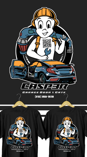 Graphic Design by hanartall for Casp3r Garage Door & Gate | Design: #32865751