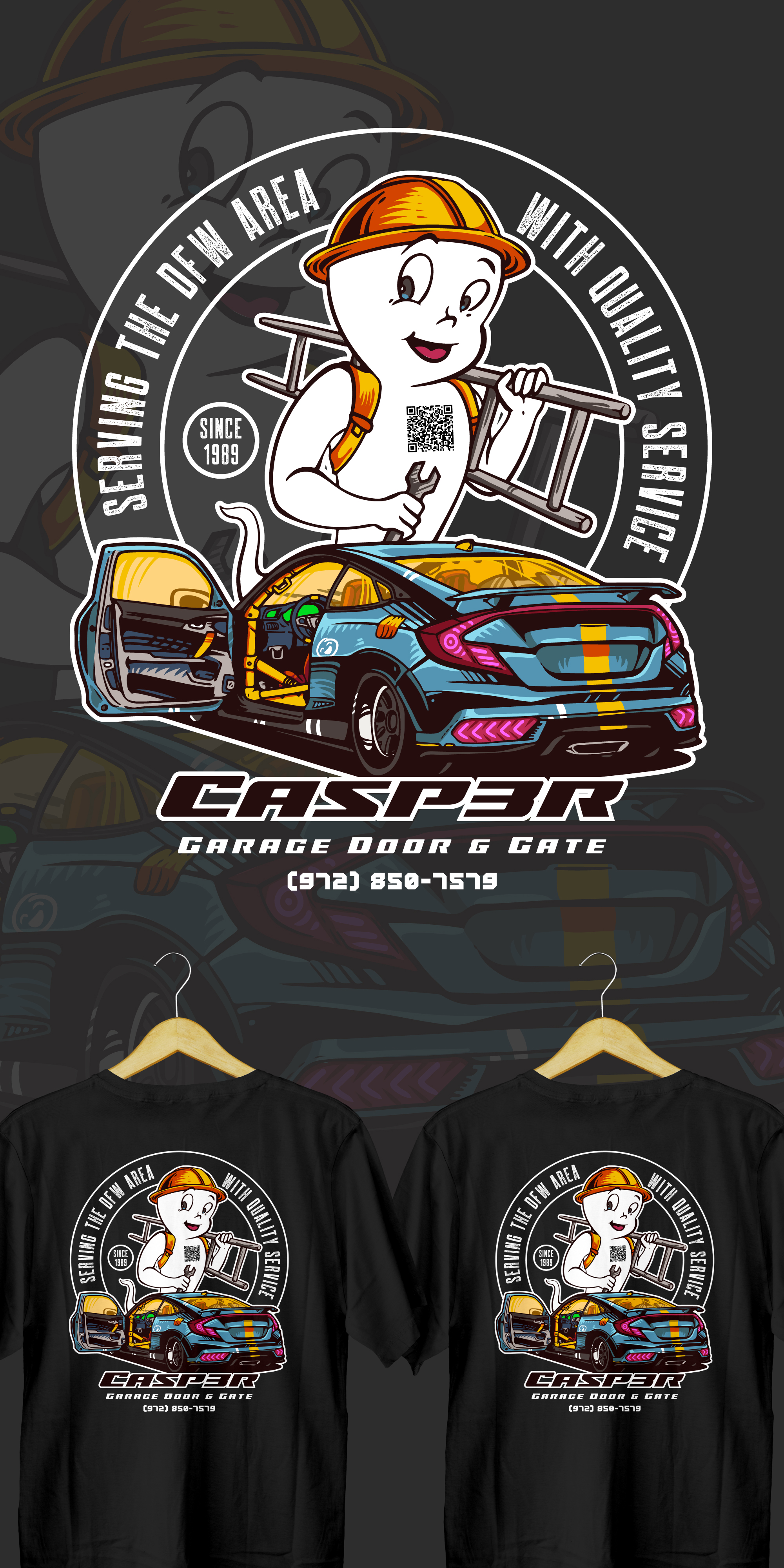 Graphic Design by hanartall for Casp3r Garage Door & Gate | Design #32880553