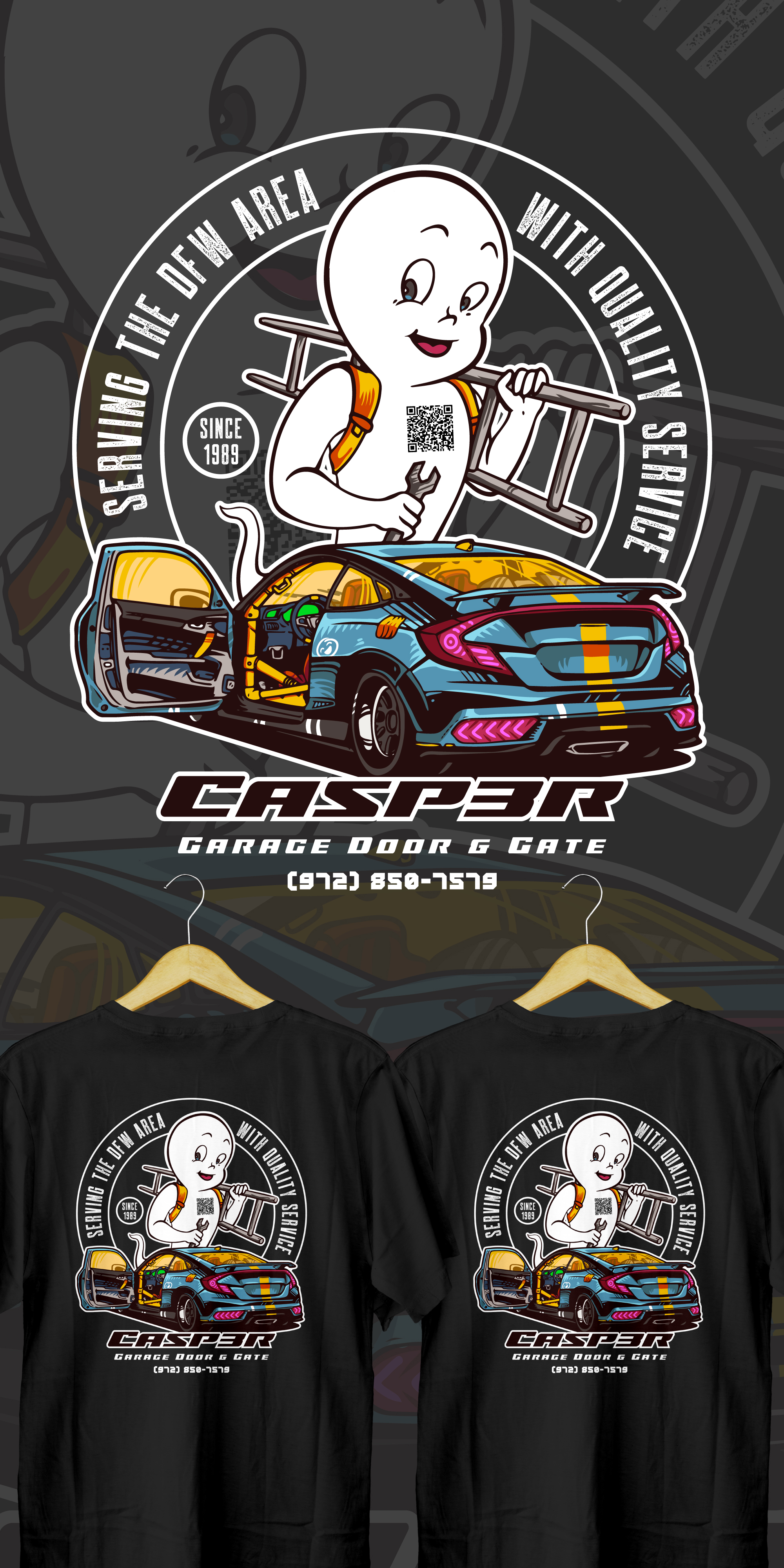 Graphic Design by hanartall for Casp3r Garage Door & Gate | Design #32955232