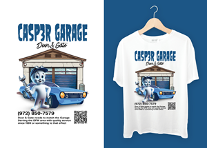 Graphic Design by Elsa Designs for Casp3r Garage Door & Gate | Design #32882484