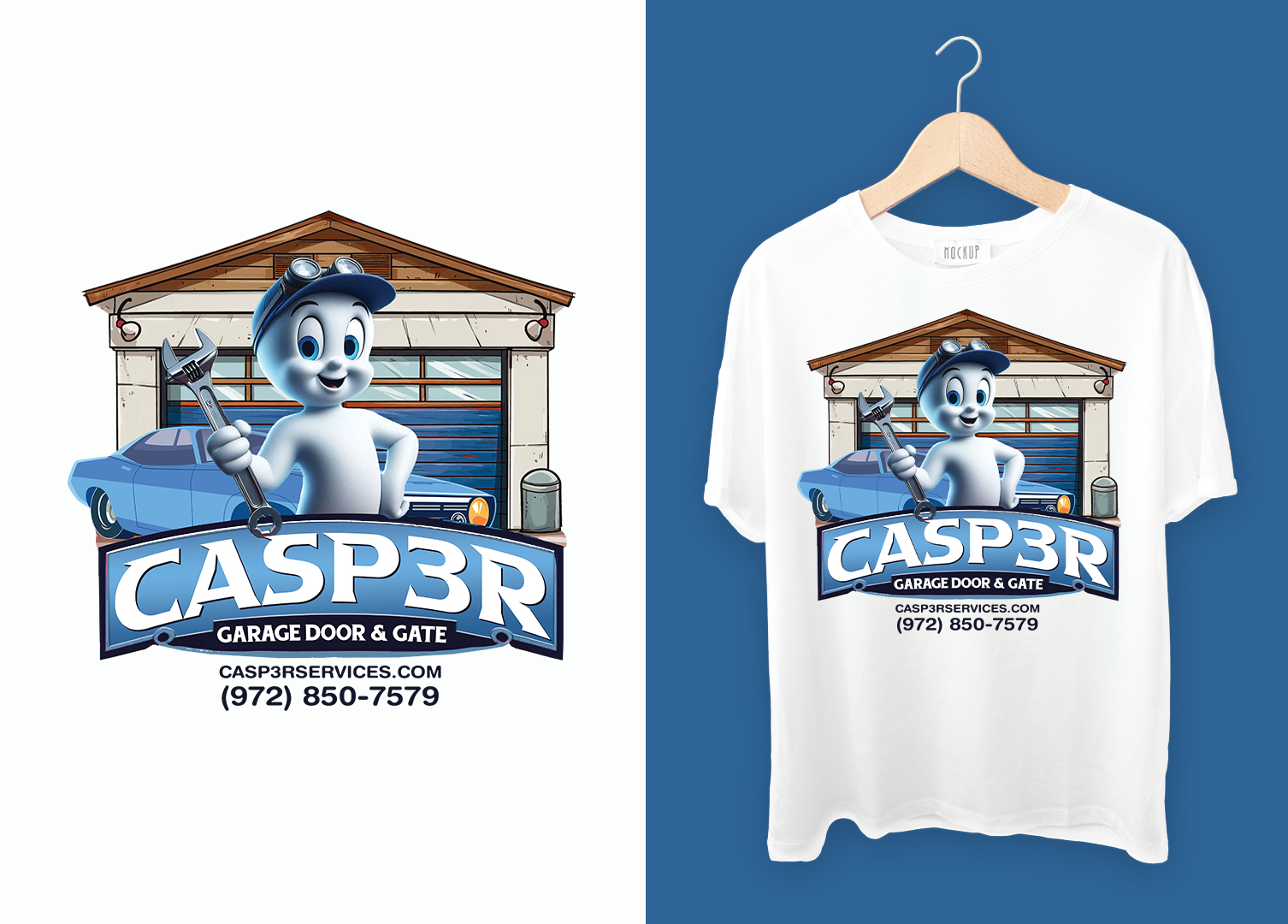 Graphic Design by Elsa Designs for Casp3r Garage Door & Gate | Design: #32944602