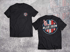 Diseño de Camiseta por Lumen Branding para Blue Iron Foundations & Shoring, LLC | Diseño: #32884242