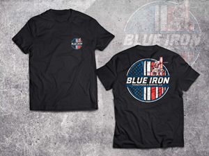 Diseño de Camiseta por Lumen Branding para Blue Iron Foundations & Shoring, LLC | Diseño: #32885693