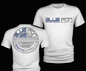 Diseño de Camiseta por Milton Bhowmik para Blue Iron Foundations & Shoring, LLC | Diseño: #32880168
