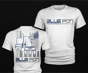 Diseño de Camiseta por Milton Bhowmik para Blue Iron Foundations & Shoring, LLC | Diseño: #32905960