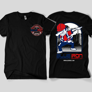 Design de T-shirt par Rheanza pour Blue Iron Foundations & Shoring, LLC | Design : #32897218