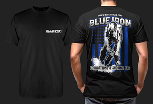 Diseño de Camiseta por guruntool para Blue Iron Foundations & Shoring, LLC | Diseño: #32865858
