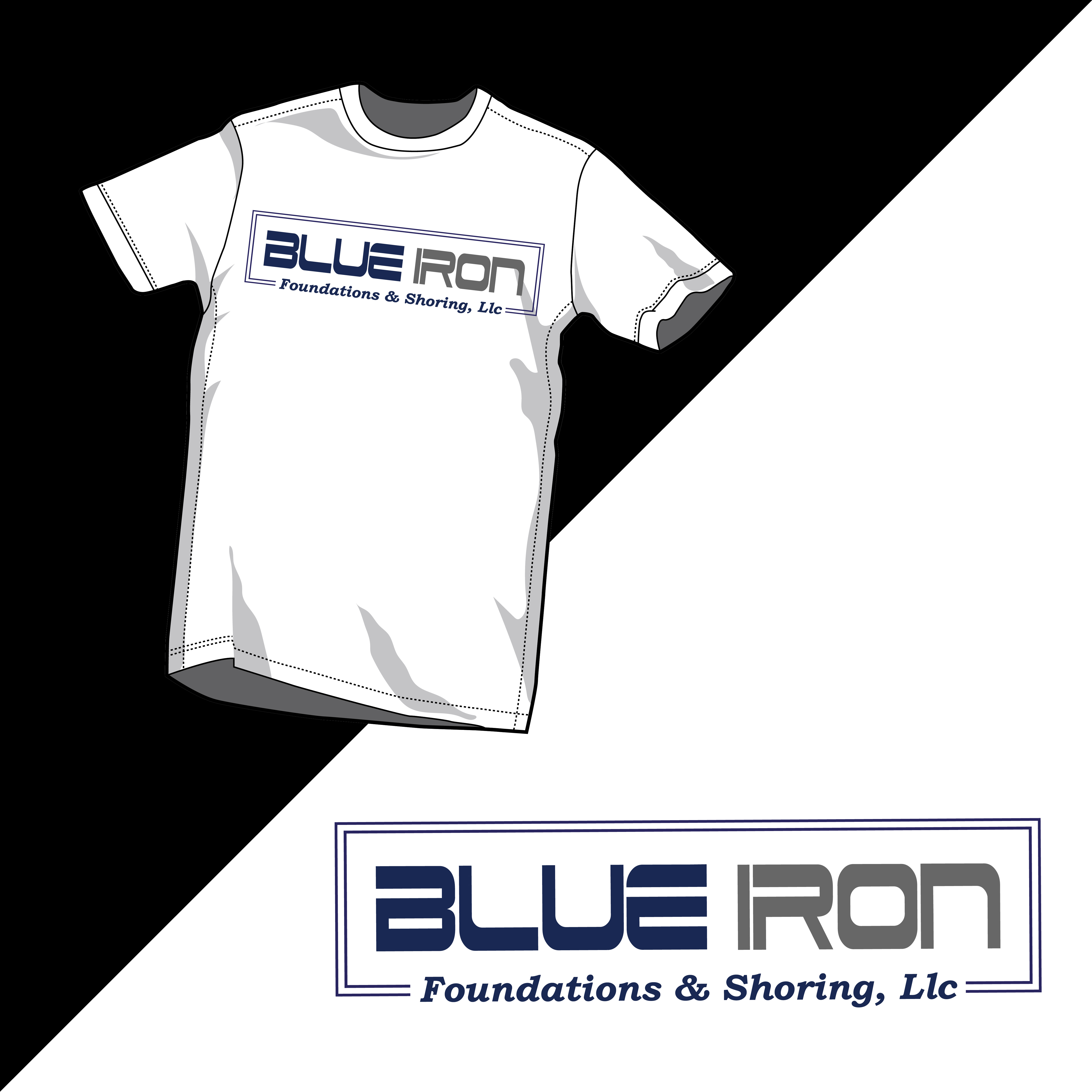 T-Shirt-Design von DesignNixon für Blue Iron Foundations & Shoring, LLC | Design #32868440
