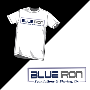 T-Shirt-Design von DesignNixon für Blue Iron Foundations & Shoring, LLC | Design: #32868440