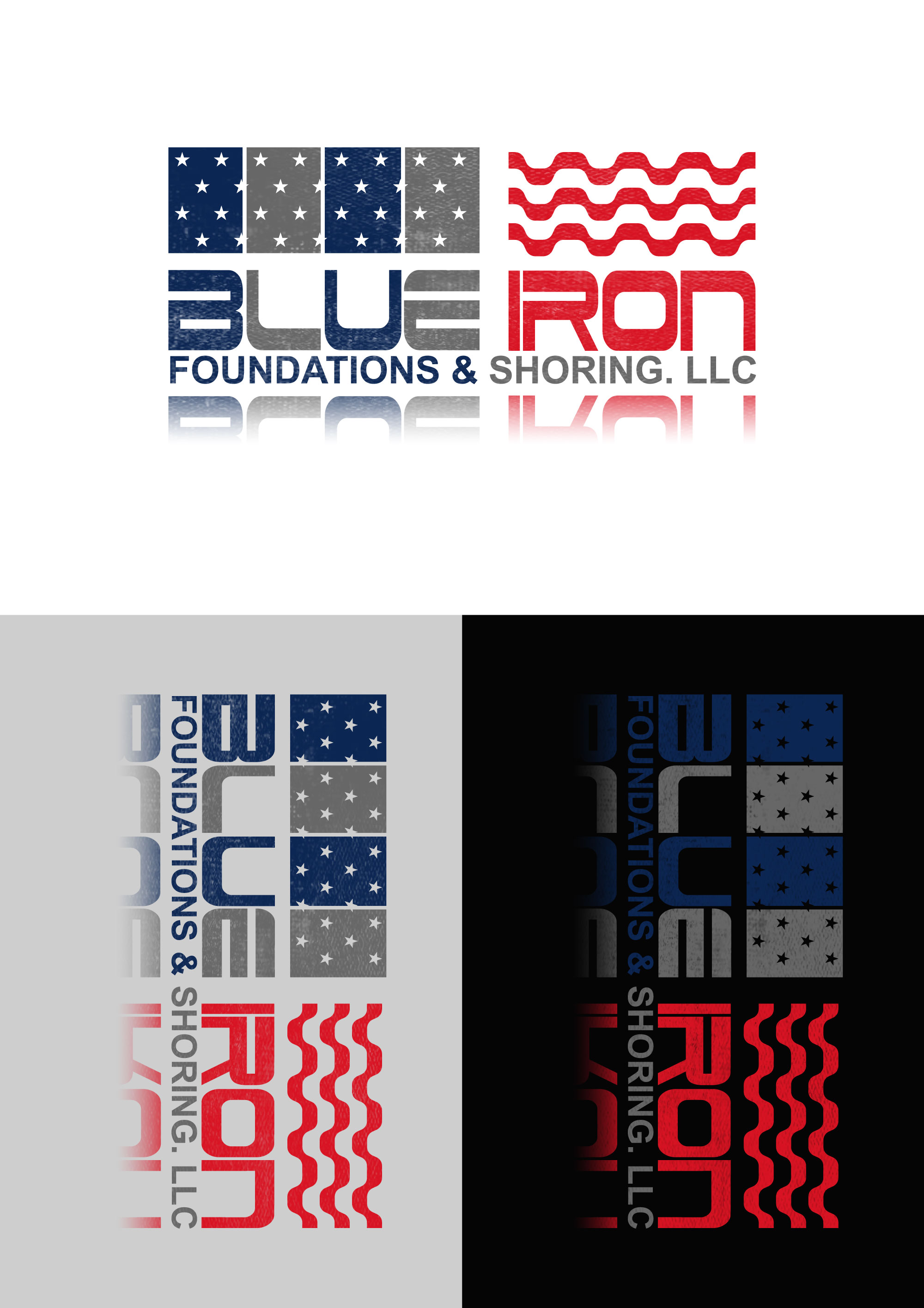 T-Shirt-Design von Arindam.Design für Blue Iron Foundations & Shoring, LLC | Design #32863145