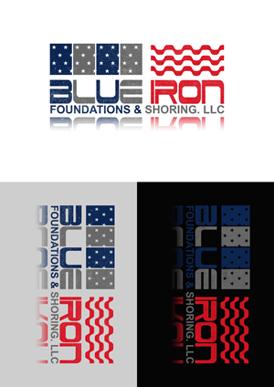 T-shirt Design by artonicle for Blue Iron Foundations & Shoring, LLC | Design #32863145
