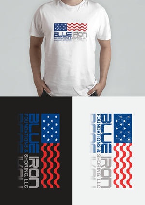 T-Shirt-Design von Arindam.Design für Blue Iron Foundations & Shoring, LLC | Design: #32863146
