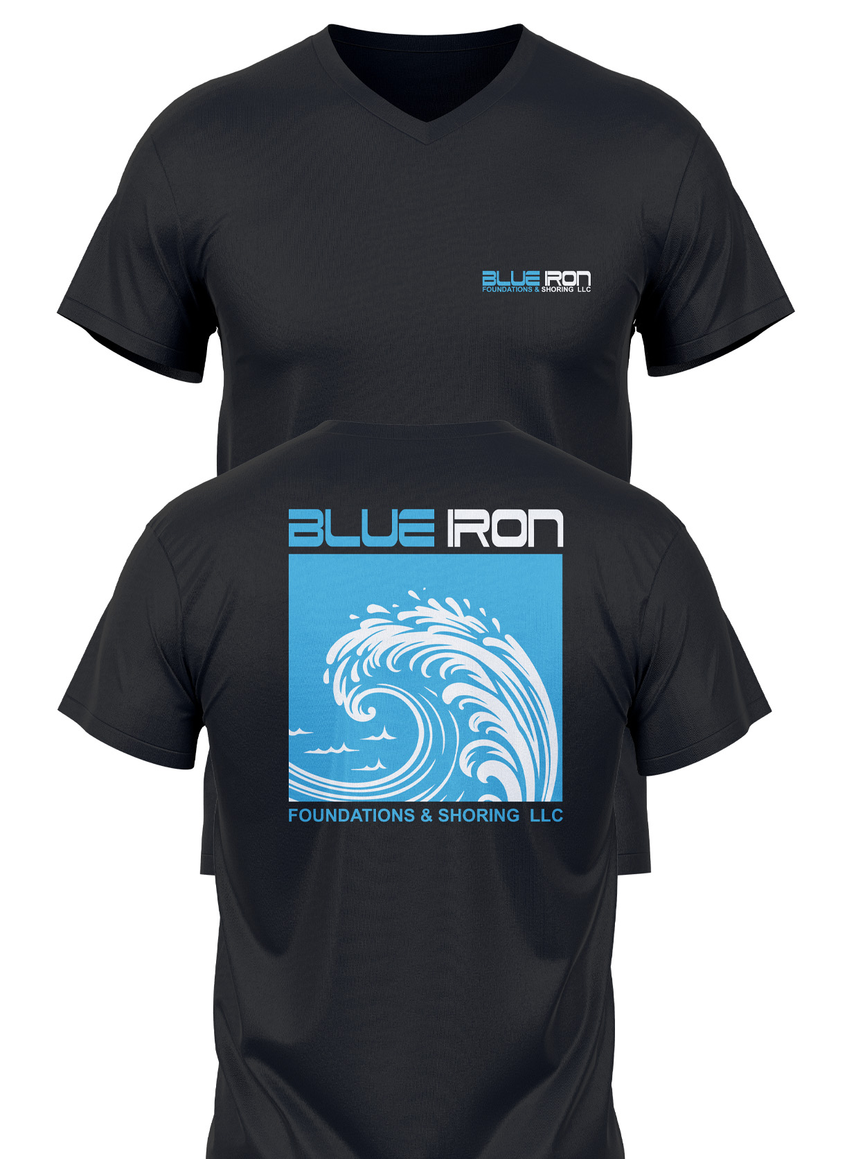 Diseño de Camiseta por Teespixels para Blue Iron Foundations & Shoring, LLC | Diseño #32878802