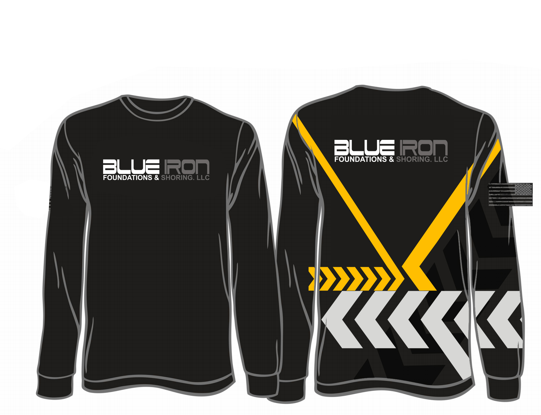 Design de T-shirt par Creative symbol pour Blue Iron Foundations & Shoring, LLC | Design #32883321