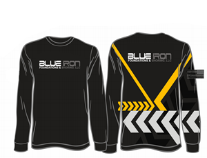 T-Shirt-Design von Creative symbol für Blue Iron Foundations & Shoring, LLC | Design: #32883321