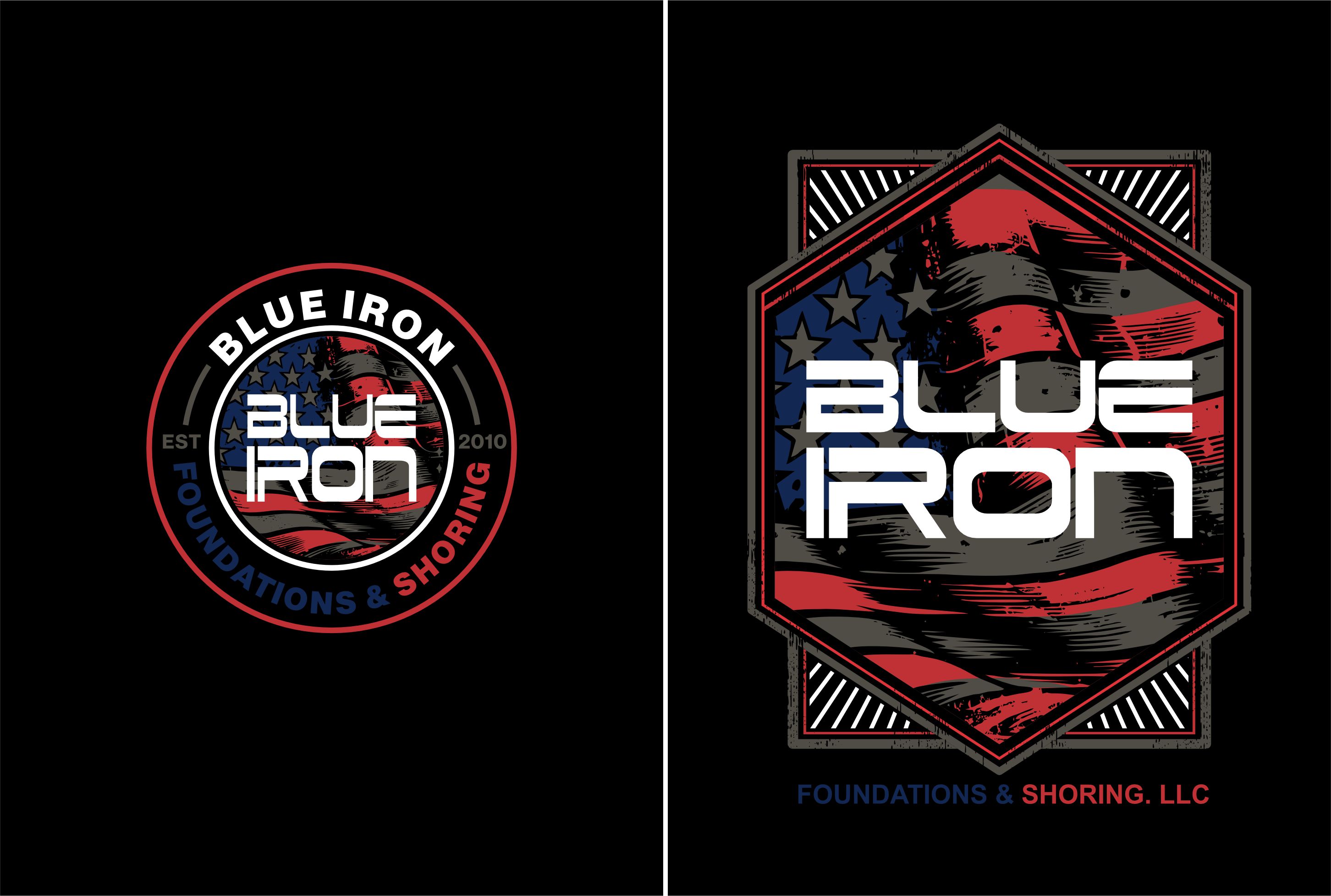 T-Shirt-Design von erikdesign für Blue Iron Foundations & Shoring, LLC | Design #32871165