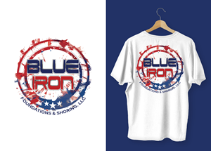 Diseño de Camiseta por Elsa Designs para Blue Iron Foundations & Shoring, LLC | Diseño: #32878599