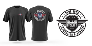 T-shirt Design by Risallah for Blue Iron Foundations & Shoring, LLC | Design #32888909