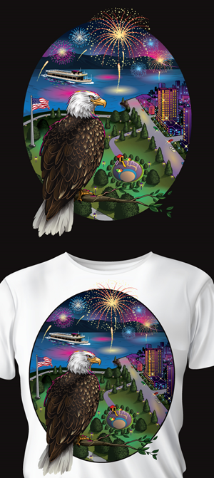 T-shirt Design by ally designs