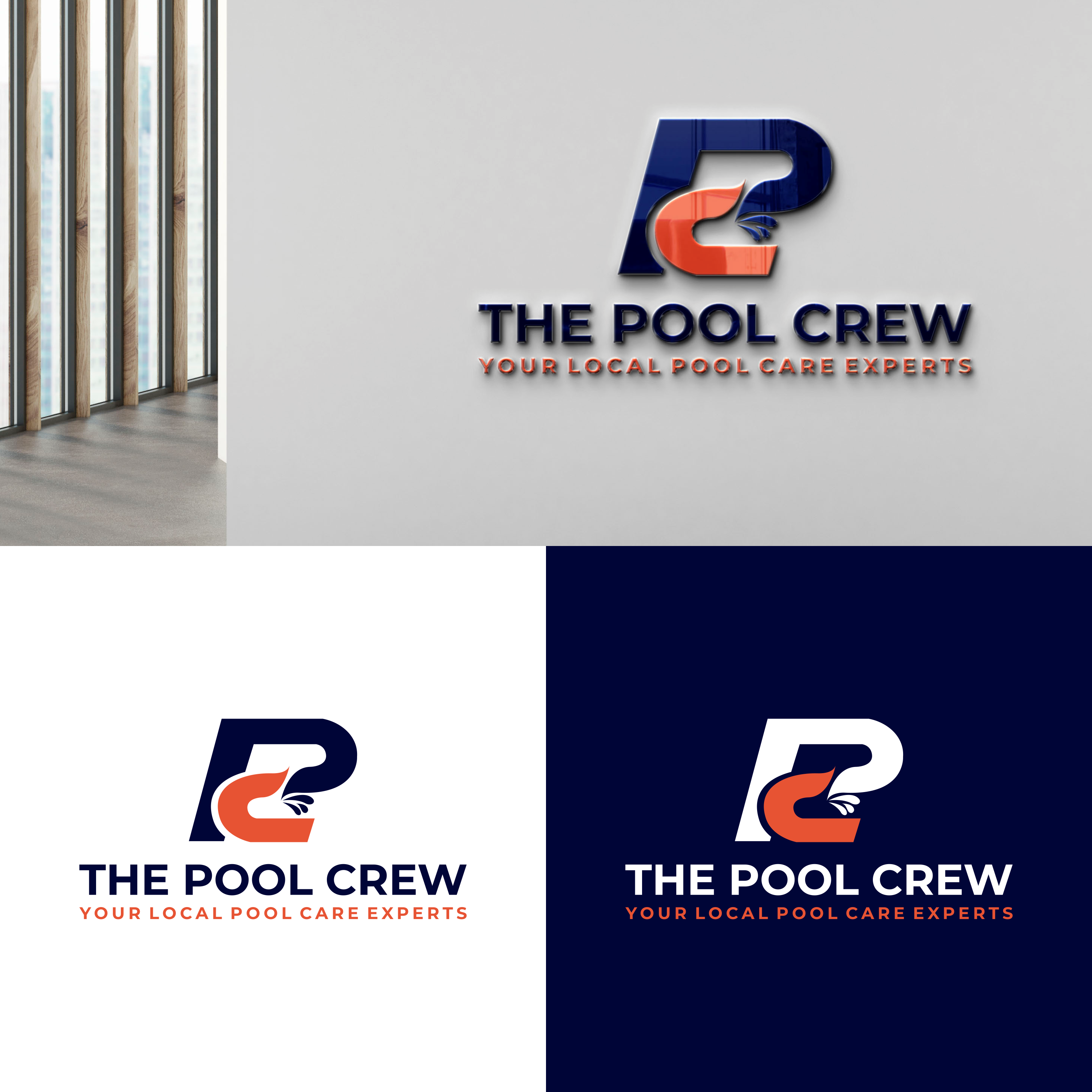 Logo Design by syad666 for The Pool Crew | Design #32877423