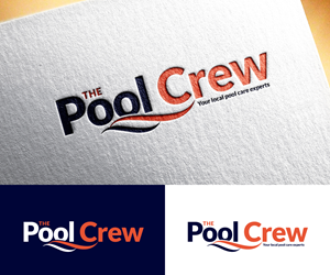Logo Design by step forward 2 for The Pool Crew | Design: #32875906